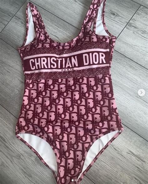 dior one piece swimsuit.